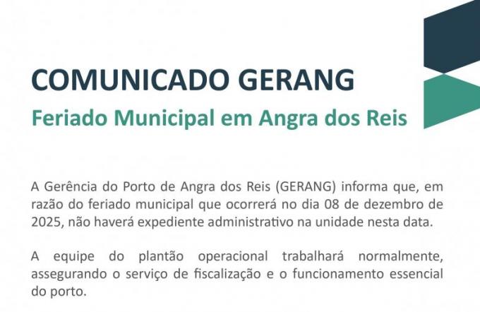 comunicado gerang feriado municipal