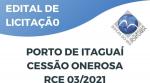 Edital de Licitação no porto de Itaguaí