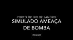 Simulação de ameaça de bomba no porto do Rio de Janerio